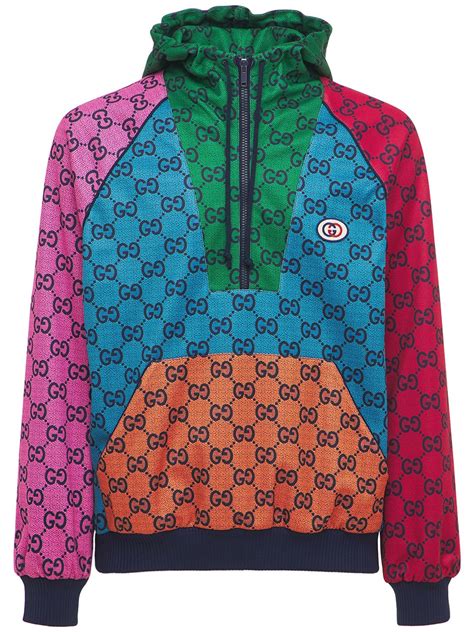 gucci technical jersey hoodie sweatshirt|Gucci sweatshirt for women.